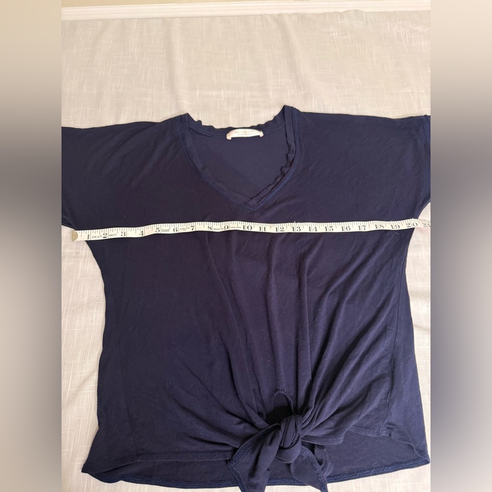 Veronica M. essentials shirt navy blue size Small - Picture 6 of 7